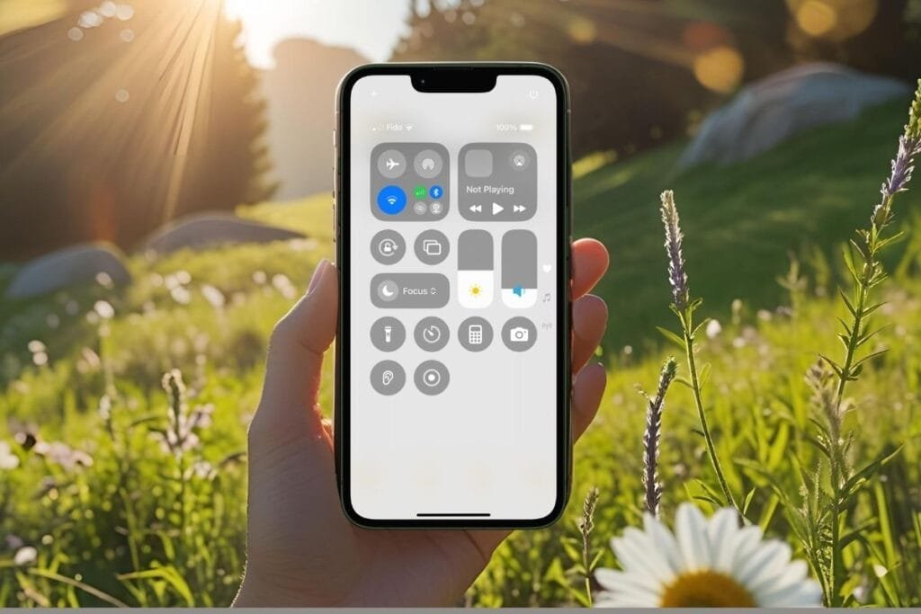 iPhone Control Center