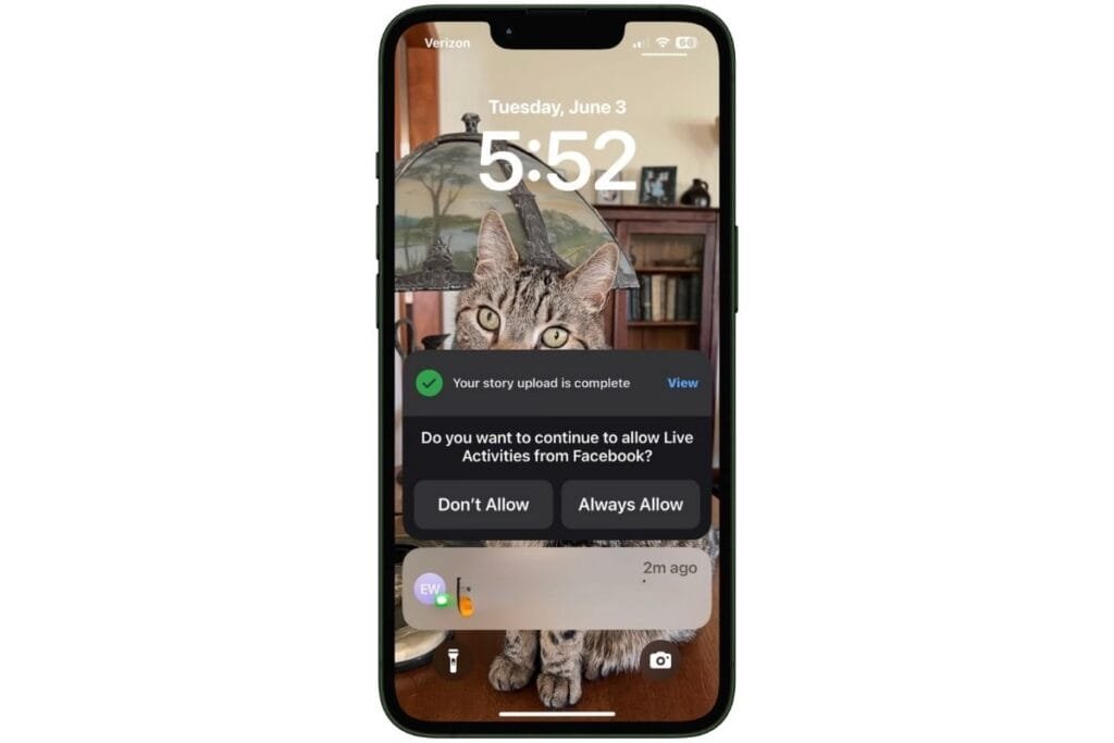 Live Activities iPhone Hidden Feature Live Activities displaying on iPhone screen.