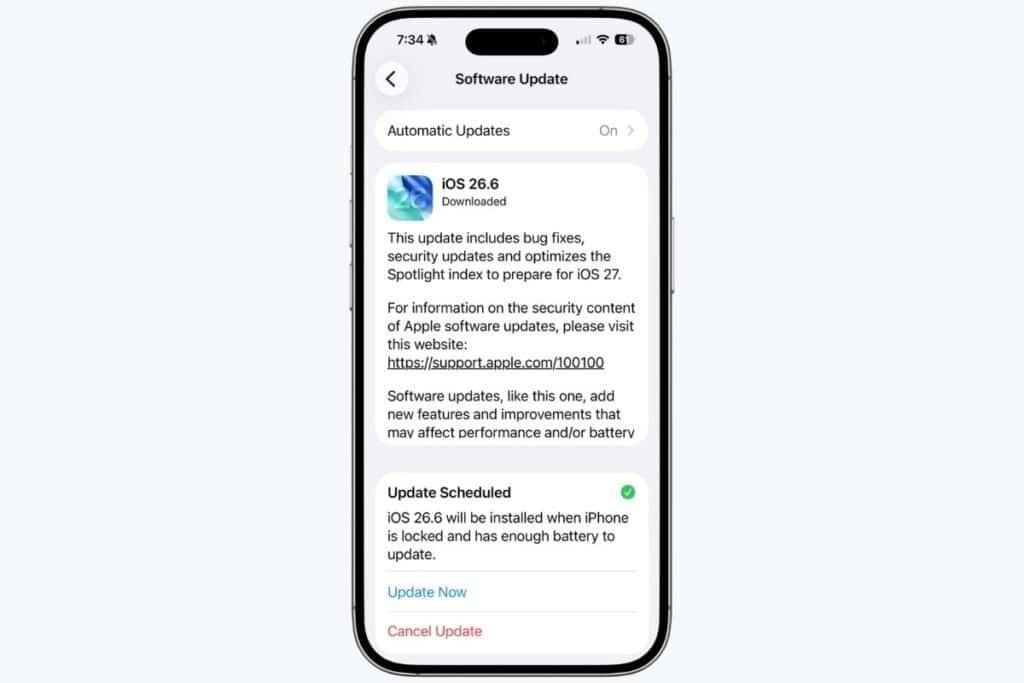 Update iOS